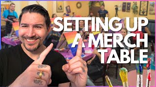 Paint Party Tutorial - Setting Up A Merch Table At Your Paint Parties
