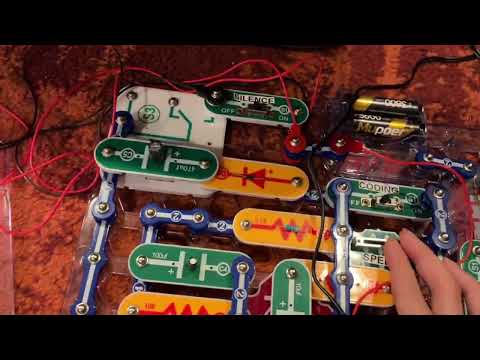 Snap circuits fire alarm panel system test 1 / 1 year anniversary of first fire alarm video