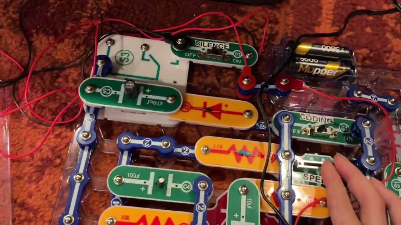 Тестирование системы пожарной сигнализации Snap Circuits 1 / Видео, снятое спустя 1 год после пер...