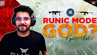 🔴PUBG MOBILE LIVE - RUNIC MODE FULL RUSH GAMEPLAY TODAY!😎 (FACECAM)🤩 || H¥DRA | Alpha!😋