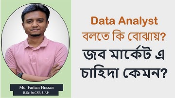 Data Analyst বলতে কি বোঝায়? জব মার্কেট এ চাহিদা কেমন?