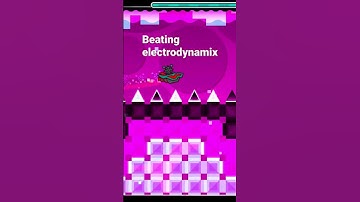 Finally beating electrodynamix #clips #gaming #shorts #geometrydash #electrodynamix