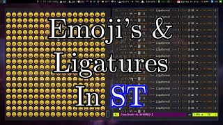 How I Got Emojis and Ligatures In The Simple Terminal (ST)