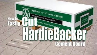 How to Easily Cut Hardiebacker Cement Board DIY
