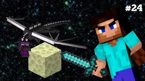 Killing Ender dragon in Crafting and Building One Block #24 #craftingandbuilding #crafting #gaming