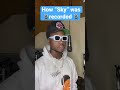 How Playboi Carti recorded “Sky” 😱🎙🔥