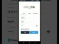 Shorts Mikrotik Mikrotik Phone وينبكس الهاتف ادخال بيانات الدخول الي النظام في التطبيق