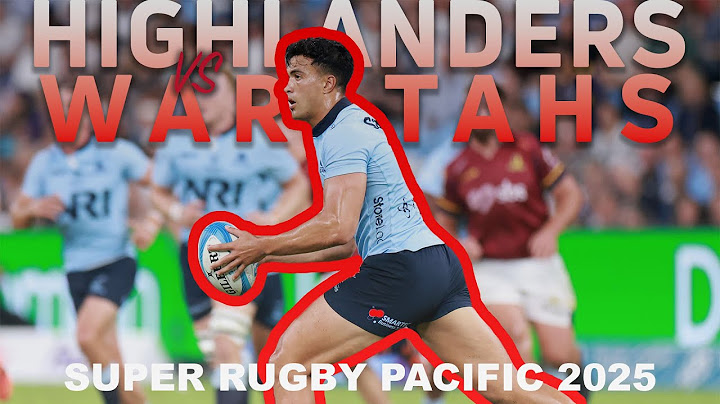 Waratahs vs Highlanders | 2025 Super Rugby Pacific