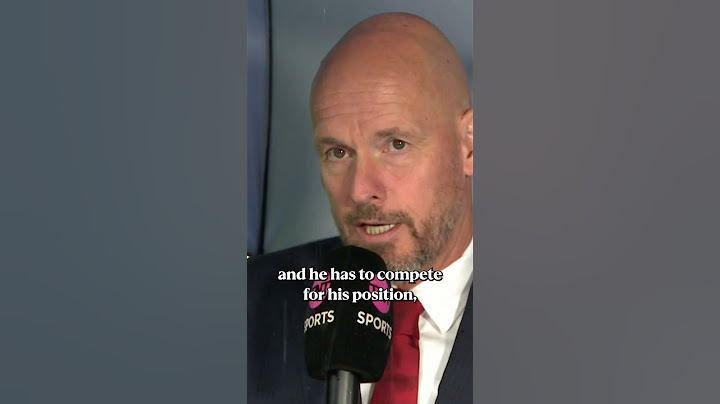 “He has to compete for his position.” Erik ten Hag on Jadon Sancho’s Man Utd future 🔮
