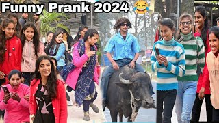 मेरे को गाड़ी चाहिए 🤬 New Funny Model 2024 😂 crazy भैंस || Best Prank In Public || Ritik Jaiswal