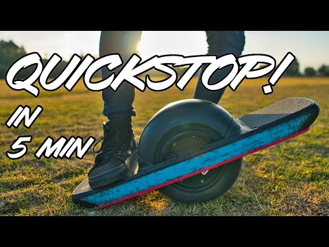 How to QUICKSTOP on a Onewheel in 5 minutes! Onewheel stopping tutorial for beginners. Tips & Tricks