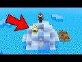 ¡SÓLO EL 2% SOBREVIVE EN UN ICEBERG! 🥶 IMPOSIBLE ESCAPAR DEL MUNDO DE HIELO EN MINECRAFT 😂