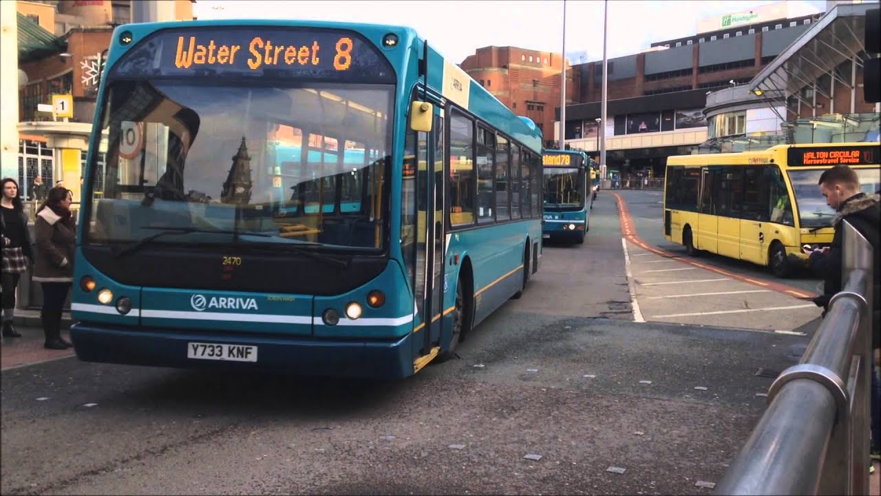 Buses In Liverpool - Queen Square Bus Station 20/12/14 ...