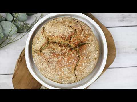 Video: Domácí Chléb Bez Hnětení