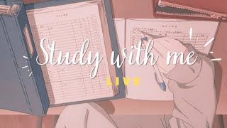 STUDY LIVE WITH ME | calm background music | 3 HRS | Music that'll make you inspire #yt #studywithme