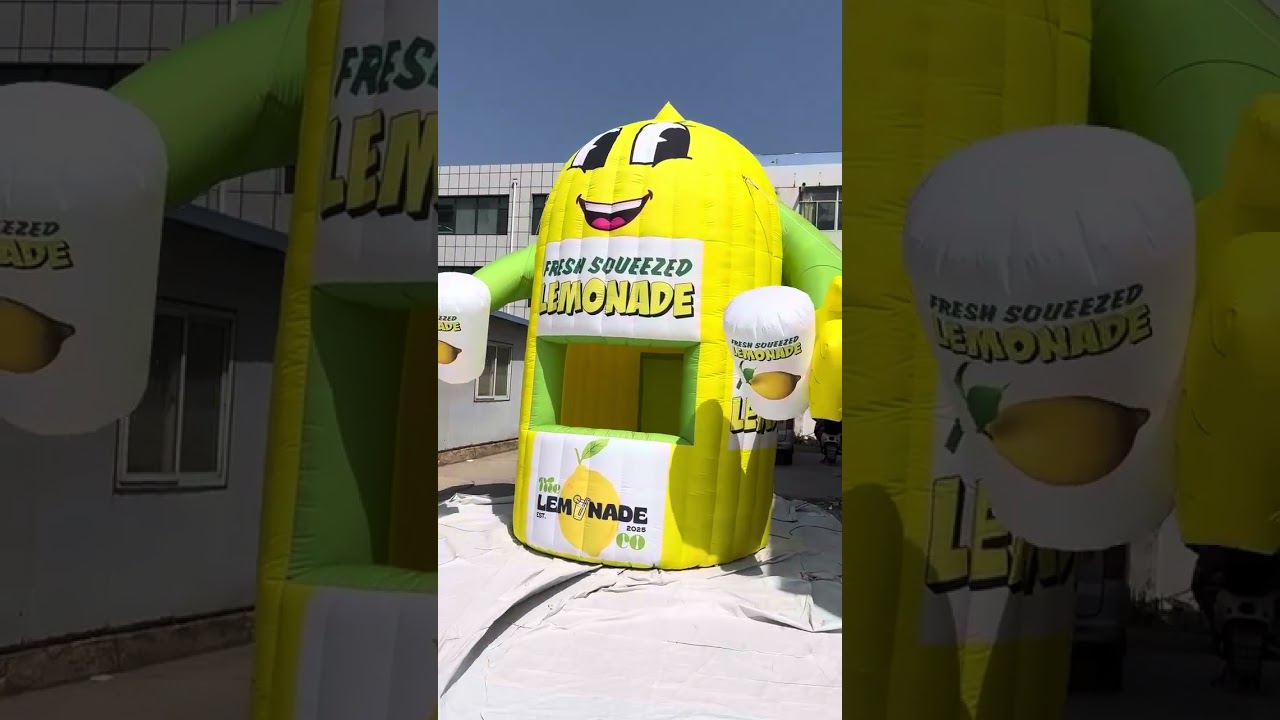 Summer lemonade inflatable kiosk!