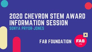 2020 Chevron STEM Award information session