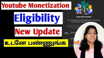 Youtube monetization eligibility update 2step verification  active tamil