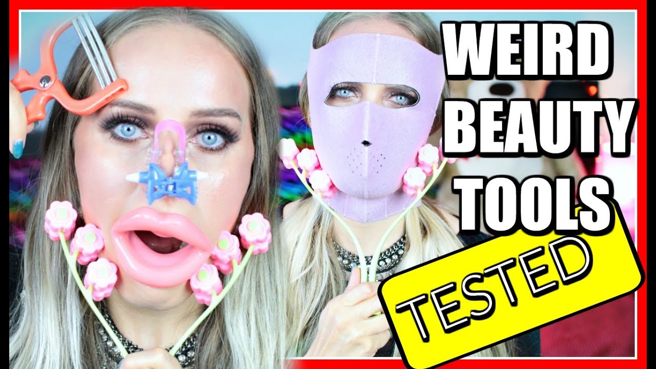 I TESTED VERY WEIRD BEAUTY TOOLS !