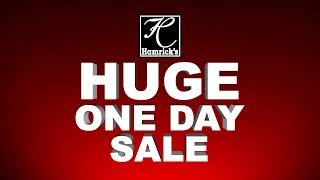 Hamrick's Huge One Day Sale (Air Dates 8/25/2022 - 8/27-2022)