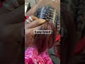 Easy cornrows for beginners