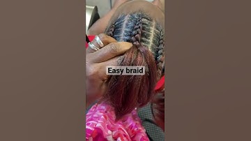 Easy cornrows for beginners