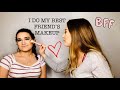 I DO MY BEST FRIEND&#39;S MAKEUP AND HAIR + CHIT CHAT!