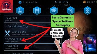 TerraGenesis - Space Settlers gameplay ।  I create 3 new City in Mars । The NPJ Gaming screenshot 4