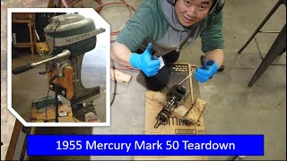 1955 Mercury Mark 25 Outboard Tear-down by The After Work Garage 2,396 views 1 year ago 26 minutes