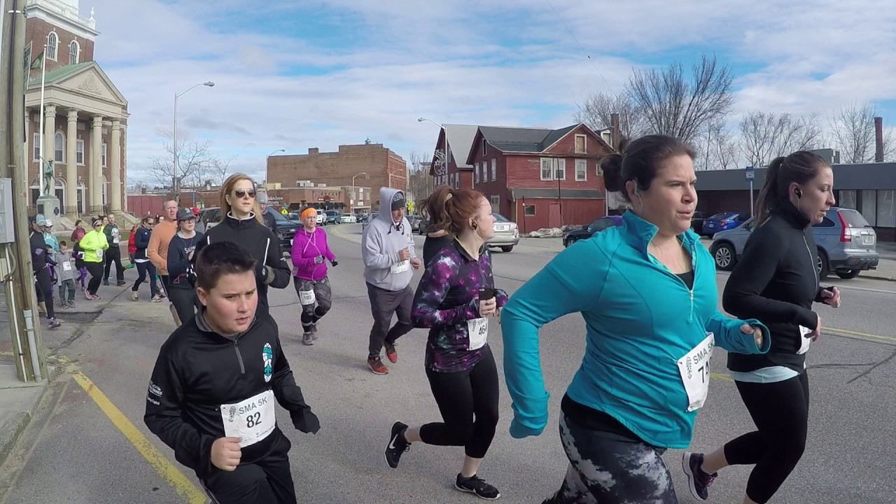 GOPR0235 Near Dover, NH City Hall Near Start of SMA 5K race YouTube