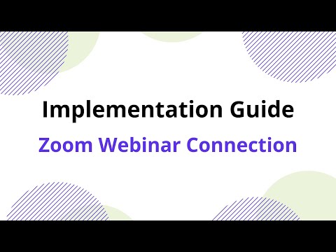 Zoom Webinar Connection Guide