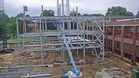 Academic Building Construction Time Lapse July 2019 | Rose-Hulman Institute of Technology