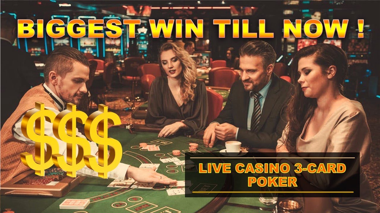 How To Play 3 Card Poker BIG WINS In Live Session Tutorial For 