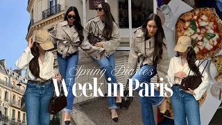 SPRING FASHION | Paris Diaries, Mid Luxury Bags Unboxing, Shopping Vlog, Spring Outfit Ideas | Pia
