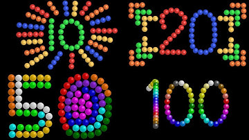 Color Ball Counting Collection - Count to 10, 20, 50 & 100 - The Kids