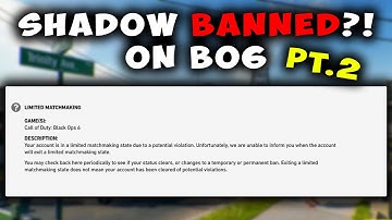 IF YOU GOT SHADOW BANNED ON #Bo6 WATCH THIS VIDEO! (Shadow Banned pt.2)
