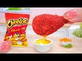 Best of food recipe  how to make delicious miniature cheetos fried chicken  by tina mini cooking