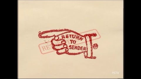 Adiss Harmandian - Return To Sender (1987 YSTV Video)