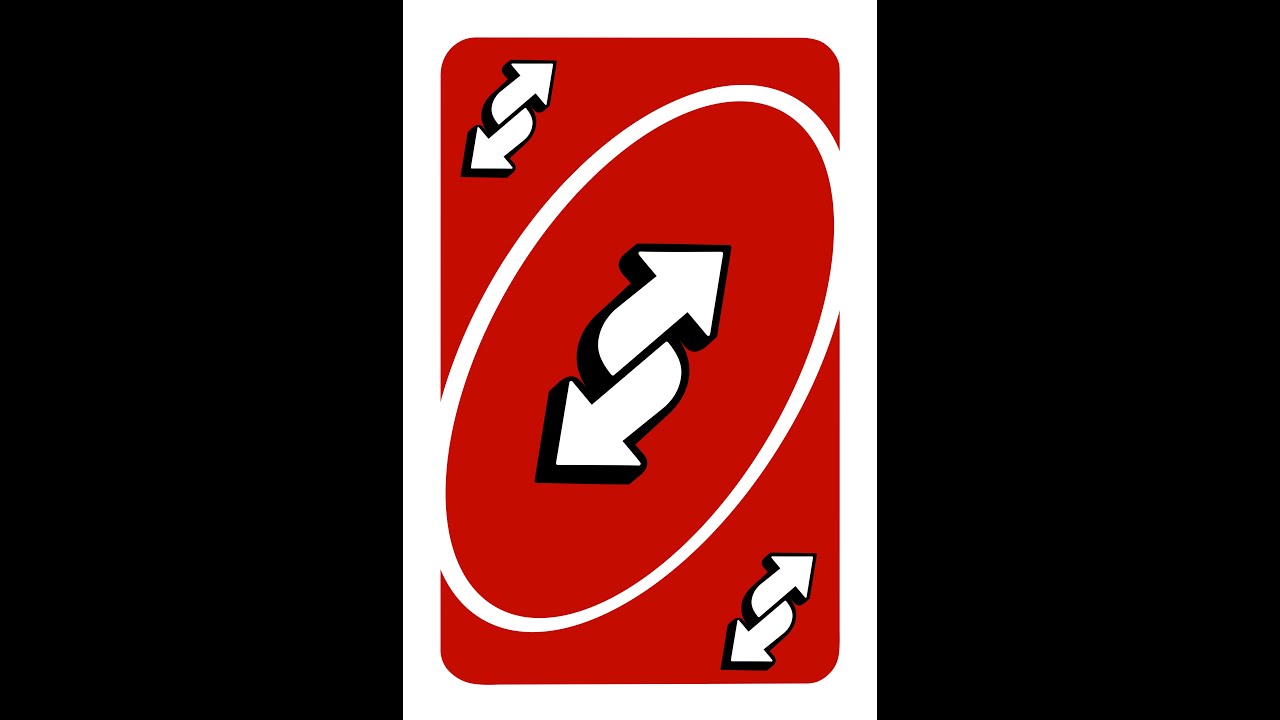 Red uno reverse card | Sticker