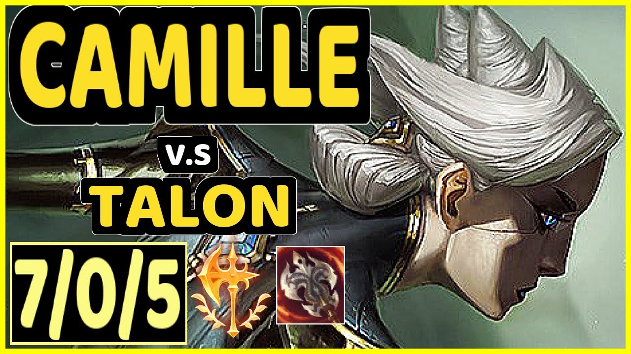 SERIN (CAMILLE) vs TALON - 7/0/5 KDA MID GAMEPLAY - EUW Ranked GRANDMASTER