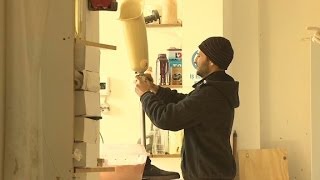 Factory Makes Artificial Limbs For Syrian War Victims