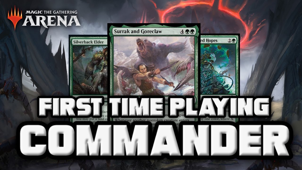 First Time Playing Commander (Brawl) | Magic The Gathering Arena - YouTube