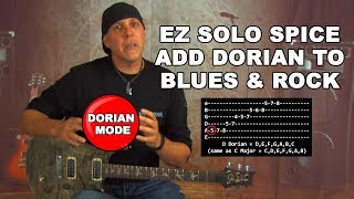 ez guitar add dorian to pentatonic - blues scales 4 rock blues jazzy spice