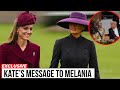 Princess Kate's SHOCKING Message That STUNNED Melania Trump