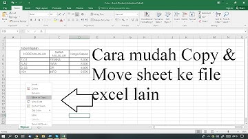cara copy sheet ke excel lain hasil nya sama persis
