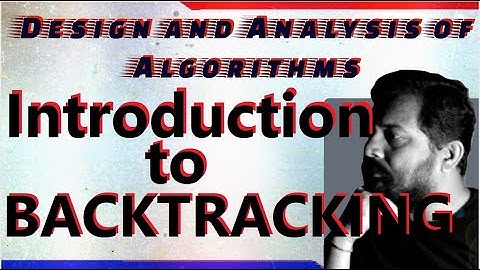 Introduction to Backtracking || DAA ||By Studies Studio