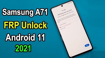 Samsung Galaxy A71 Frp Bypass Android 11 || Samsung A715F U3 FRP Bypass Fix New Security ||  2021