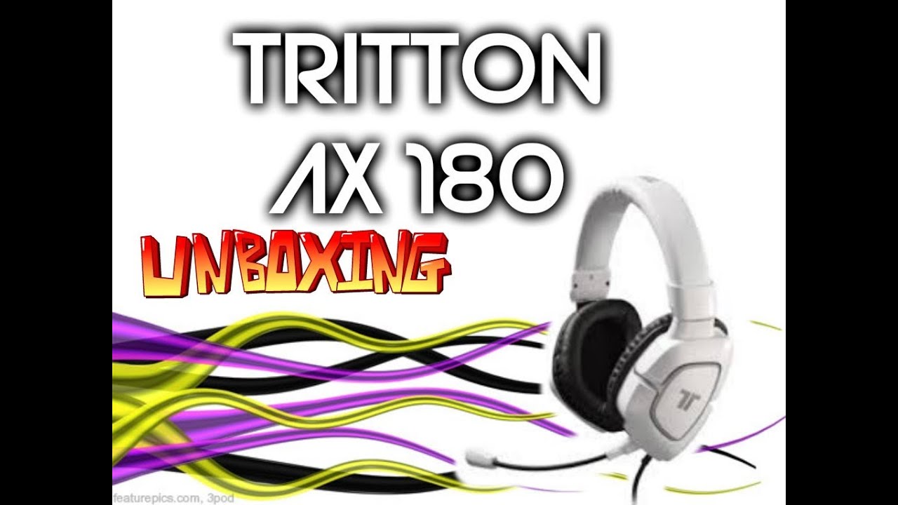 UNBOXING /cascos gaming TRITTON AX 180. :D - YouTube