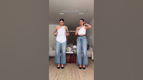 THIS or THAT? 2 ways to style a bodysuit 🤍 Subscribe for daily #fashionhacks and #fashioninspo