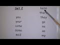 Jolly Phonics Tricky Words Phase 2